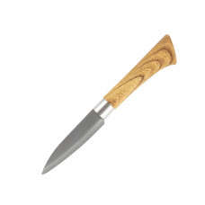 MALLONY Нож с пластиковой рукояткой под дерево FORESTA для овощей 9 см (103564)