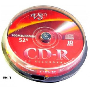 VS CD-R 80MIN 52x CAKE (10)