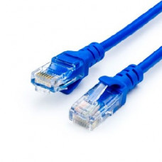 ATCOM (АТ9161) патч-корд литой, UTP, RJ45, Cat.5e - 2 м синий (10)