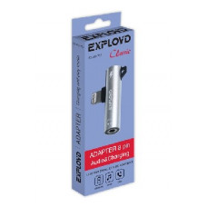 EXPLOYD EX-AD-757 Переходник Jack 3,5mm - 8 Pin Classic серебро