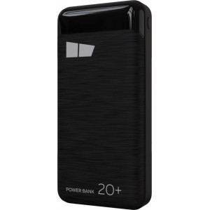 MORE CHOICE (4627151193786) PB33-20 Black - 20000mAh 2USB 2.1A