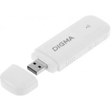 DIGMA Модем 3G/4G Dongle WiFi DW1960 USB Wi-Fi Firewall +Router внешний белый