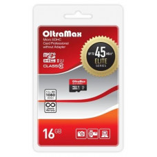 OLTRAMAX 16GB microSDHC Class 10 UHS-1 Elite [OM016GCSDHC10UHS-1-ElU1 w]