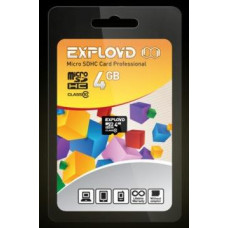 EXPLOYD MicroSDHC 4GB Class10 - б/а