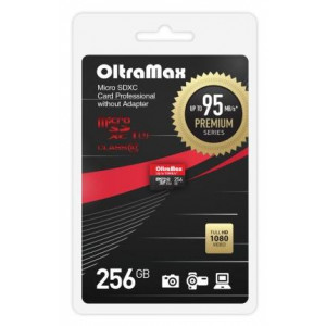 OLTRAMAX 256GB microSDXC Class 10 UHS-1 Premium (U3) [OM256GCSDXC10UHS-1-PrU3 w]