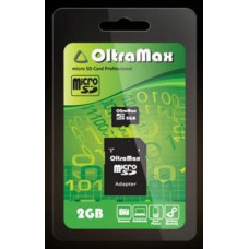 OLTRAMAX MicroSD 2GB + адаптер SD