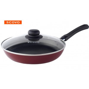SCOVO expert СЭ-030 со стекл. крышкой д.28 см