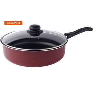 SCOVO expert СЭ-018 со стекл. крышкой д.24 см