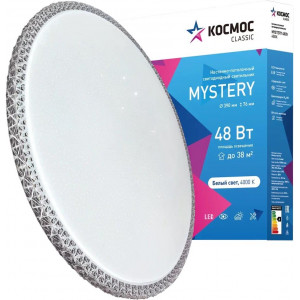 КОСМОС KCMist48W_4000 Classic MYSTERY 48Вт/230В/4000К/3120Лм 390*76мм серебро