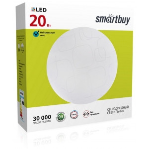 SMARTBUY (SBL-Cube-20-W-6K) белый 20W Cube