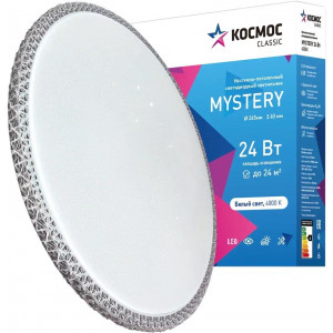 КОСМОС KCMist24W_4000 Classic MYSTERY 24Вт/230В/4000К/1560Лм 265*60 мм серебро