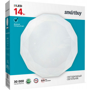 SMARTBUY (SBL-Dmd-14-W-6K) белый 14W Diamond