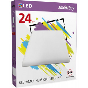 SMARTBUY (SBL-BDLS-24-65K) безрамочный BDLS квадрат 24Вт/6500К