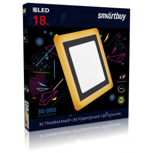 SMARTBUY (SBLSq-DLB-18-65K-O) 18w/6500K+O