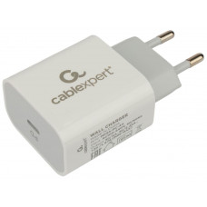 Cablexpert (21075) MP3A-PC-44, QC3.0/PD, 1 порт Type-C, белый, пакет