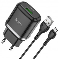 HOCO (6931474729361) N3 1USB 3.0A QC3.0 MICRO USB 1м черный