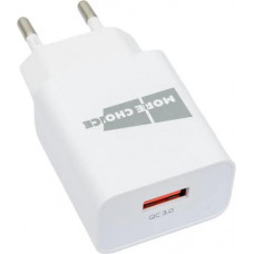 MORE CHOICE (4627151195285) NC52QCm СЗУ 1USB 3.0A QC3.0 для micro USB быстрая зарядка White