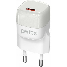 PERFEO (I4651) TYPE-C, GaN, 20W, белый