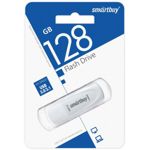 SMARTBUY (SB128GB3SCW) UFD 3.0/3.1 128GB Scout White