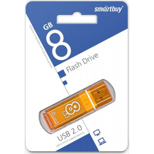 SMARTBUY (SB8GBGS-Or) 8GB GLOSSY SERIES ORANGE