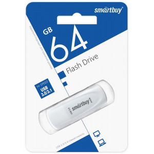 SMARTBUY (SB064GB3SCW) UFD 3.0/3.1 064GB Scout White