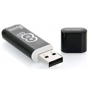 SMARTBUY (SB8GBGS-K) 8GB GLOSSY SERIES BLACK