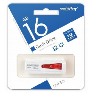 SMARTBUY (SB16GBIR-W3) 16GB IRON WHITE/RED USB3.0