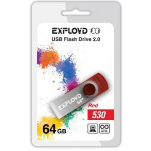 EXPLOYD 64GB 530 красный