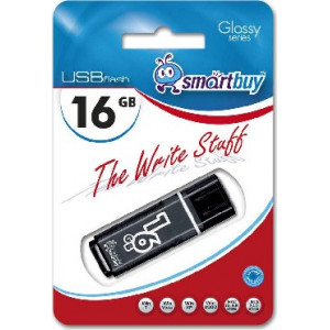 SMARTBUY (SB16GBGS-K) 16GB GLOSSY SERIES BLACK