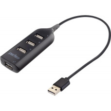 PERFEO (PF D0805) USB-HUB 4 Port, (PF-H049 Black) чёрный