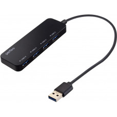 PERFEO (PF D0803) USB-HUB 4 Port, (PF-H047 Black) чёрный