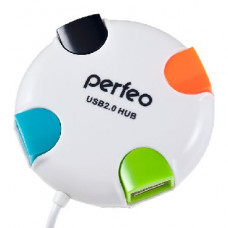PERFEO (PF_4284) USB-HUB PF-VI-H020 4 PORT белый