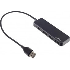 PERFEO (PF D0792) USB-HUB 4 Port, (PF-H042 Black) чёрный