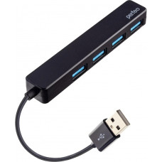 PERFEO (PF D0784) USB-HUB 4 Port, (PF-H038 Black) чёрный