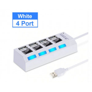 SMARTBUY (SBHA-7204-B) USB 2.0 хаб 4 порта, черный