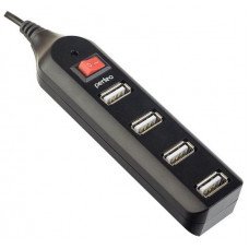 PERFEO (PF_A4884) USB-HUB 4 Port, (PF-HYD-6001H) чёрный