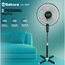 SAKURA SA-11BR черн/мятн 1 шт./кор
