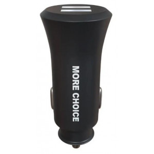 MORE CHOICE AC23 АЗУ 2USB 2.4A -Black