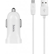 HOCO (6957531067788) Z2 White АЗУ 1USB 1.5A для micro USB