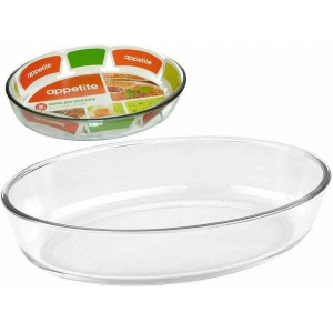 APPETITE PL11 стекл овал 30x21x6см/2,4л