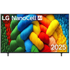 LG 65NANO80A6B.ARUG SMART TV 4K Ultra HD безрамочный