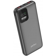 PERFEO (PF_E2077) - 10000 mAh/LED QC3.0/Type-C/2,черный