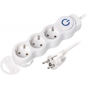 SMARTBUY (SBE-16-3-10m-ZS) 3 роз х 10,0 м - белый