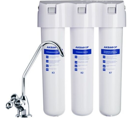 АКВАФОР КРИСТАЛЛ (тройка+кран)