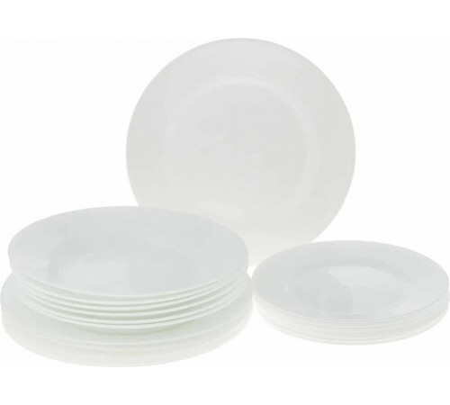 LUMINARC ДИРЕКТОР БЕЛЫЙ (ЭВРИДЕЙ) столовый наб. 18 предметов Q9318