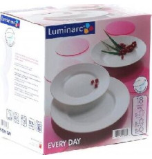 LUMINARC ДИРЕКТОР БЕЛЫЙ (ЭВРИДЕЙ) столовый наб. 18 предметов Q9318