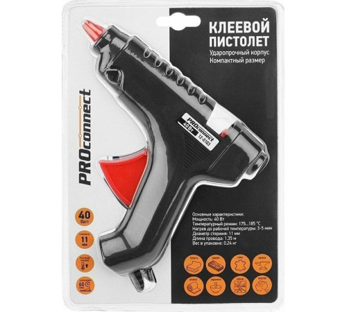 PROCONNECT (12-0103) Клеевый пистолет, 40Вт, большой
