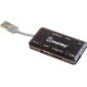 SMARTBUY (SBRH-750-K) хаб + картридер черный