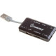 SMARTBUY (SBRH-750-K) хаб + картридер черный