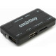 SMARTBUY (SBRH-750-K) хаб + картридер черный